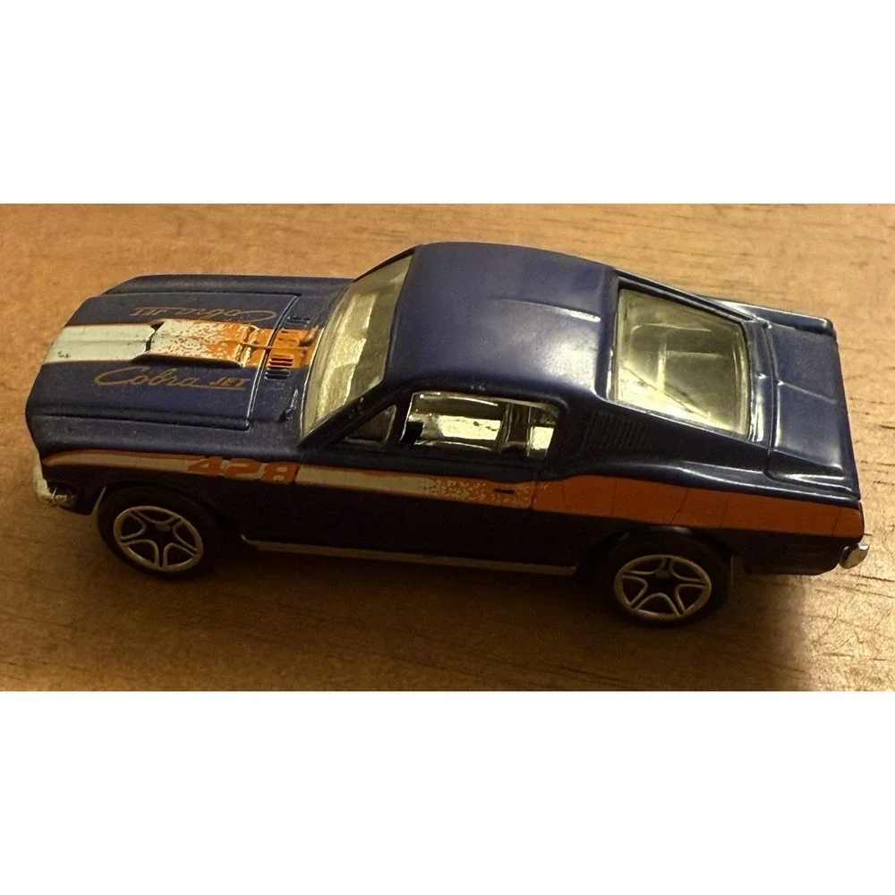 Matchbox 1968 Blue Ford Mustang Cobra Jet 1996 Loose‎